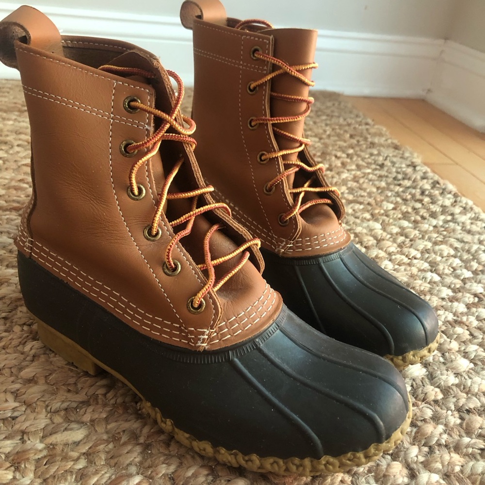 LL Bean x Free People 8” Bean Boot. Size 8